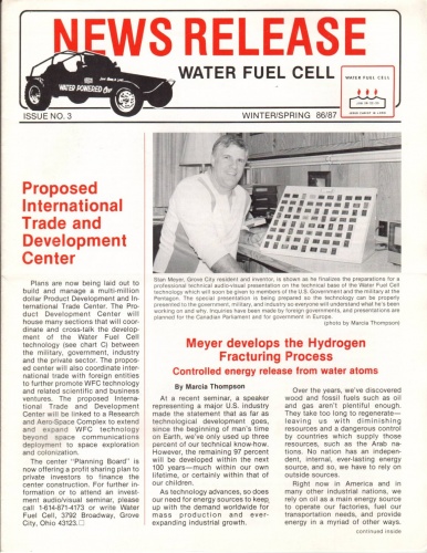 News Release #3 Page 1