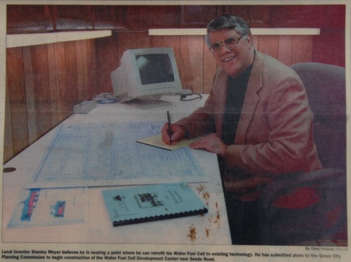 Stan at His Desk Planning the WFC Development Center