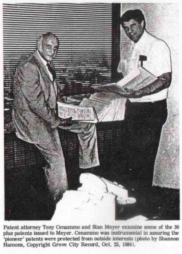 Stan with Patent Attorney Tony Cenammo