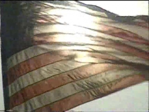 American Flag Flying in Stan's Documentary