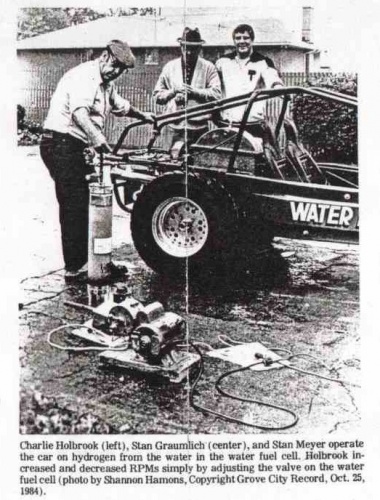 Stan and Friends Running the Dunebuggy on Water