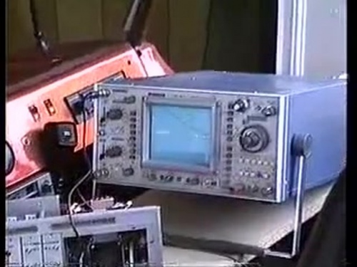 Stan Measuring the Dunebuggy Waveform on the Oscilloscope