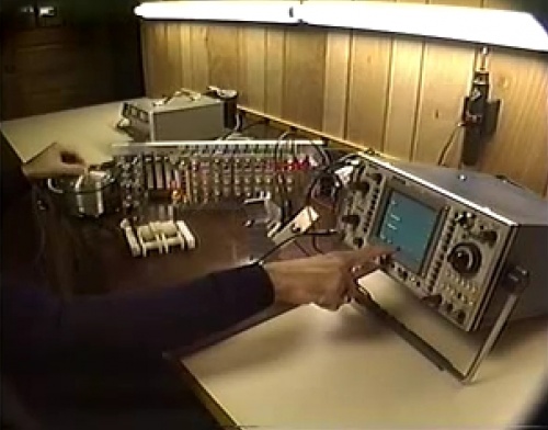 Steve Meyer Testing the Early Dunebuggy Control Computer