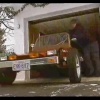 Stan Pushing the Dunebuggy Out of His Garage