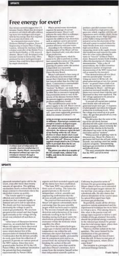 Stan Meyer - Free Energy Forever Report by Frank Ogden