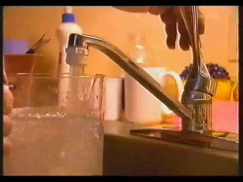 Stan Getting Tap Water From his Faucet for his Tube Cell